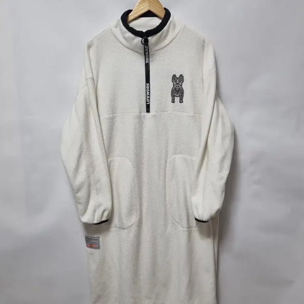 [BUNJANG] Life Work Fleece One-Piece Dress F / 라이프워크 플리스 원피스 F