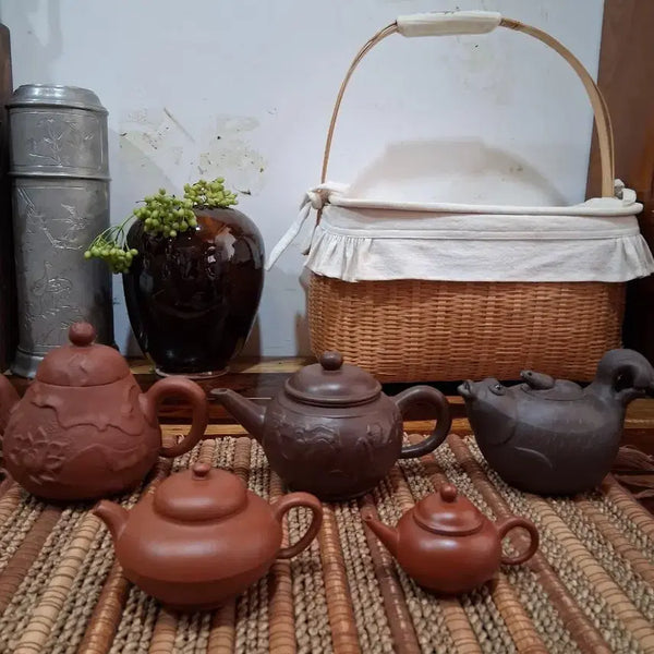 [BUNJANG] Zisha Teapot Set (5 pieces) / 보이차 자사호 다관 5점