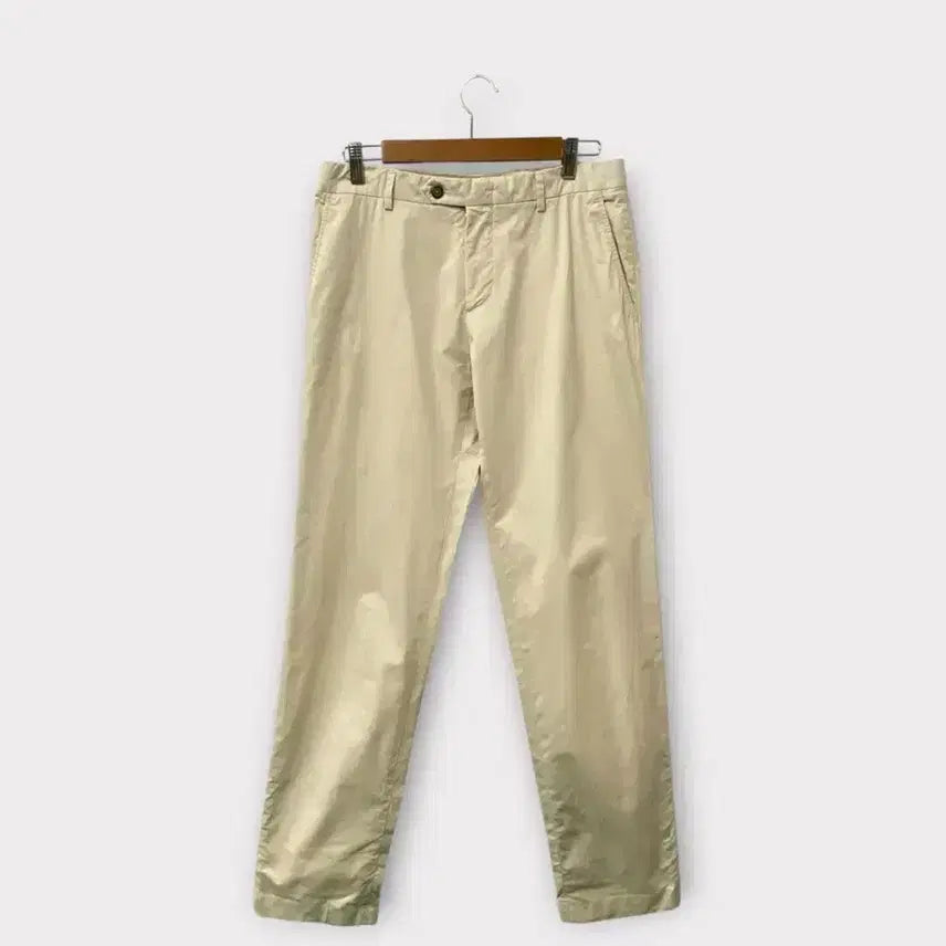 [BUNJANG] TIME Summer Cotton Pants Beige Size 30 / [하자특가할인] 타임 TIME 연베이지 여름 면팬츠-30사이즈