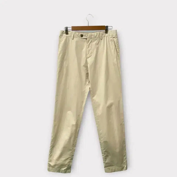[BUNJANG] TIME Summer Cotton Pants Beige Size 30 / [하자특가할인] 타임 TIME 연베이지 여름 면팬츠-30사이즈