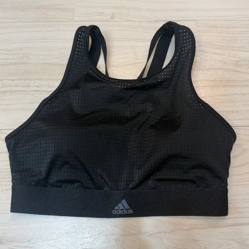 [BUNJANG] Adidas Halter Bra Black S / 아디다스 할터 브라  / 블랙 / S