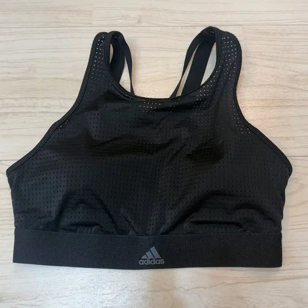 [BUNJANG] Adidas Halter Bra Black S / 아디다스 할터 브라  / 블랙 / S