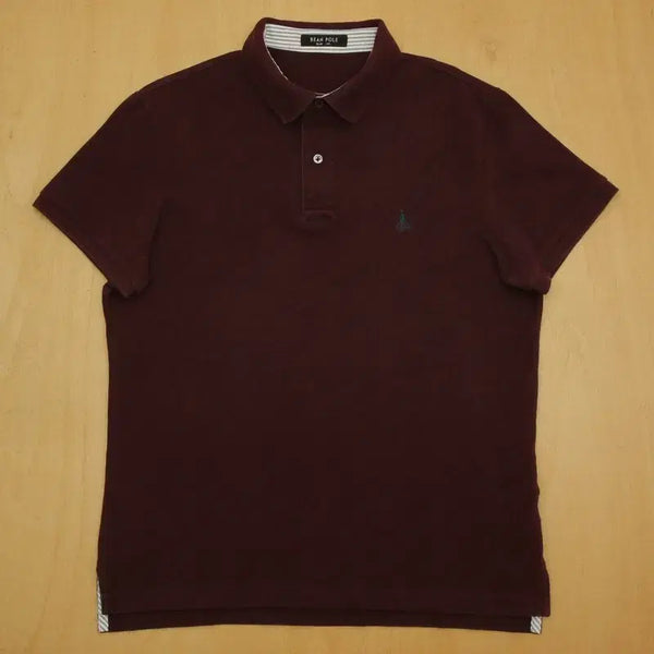 [BUNJANG] Beanpole Short-Sleeve Collar T-Shirt 100 B-2420 / 빈폴 반팔 카라티 100 B-2420