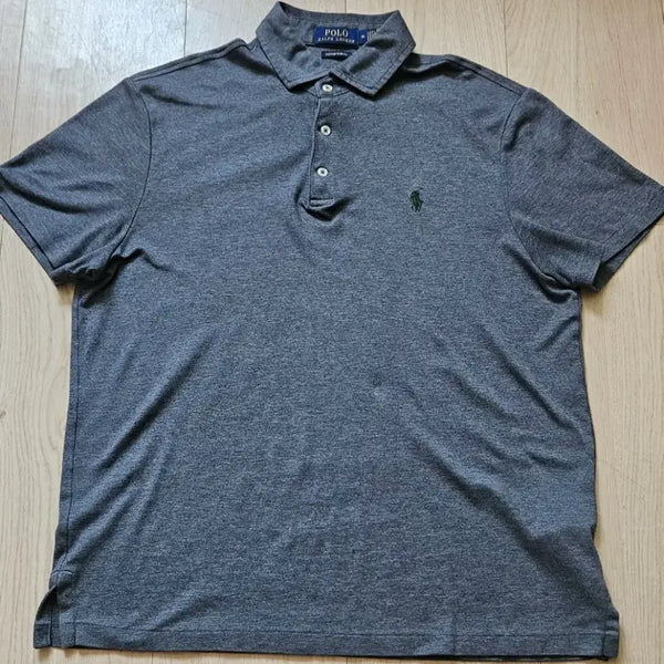 [BUNJANG] Polo Ralph Lauren Short Sleeve Polo Shirt Grey M / 폴로 랄프로렌 반팔 카라티 그레이 M