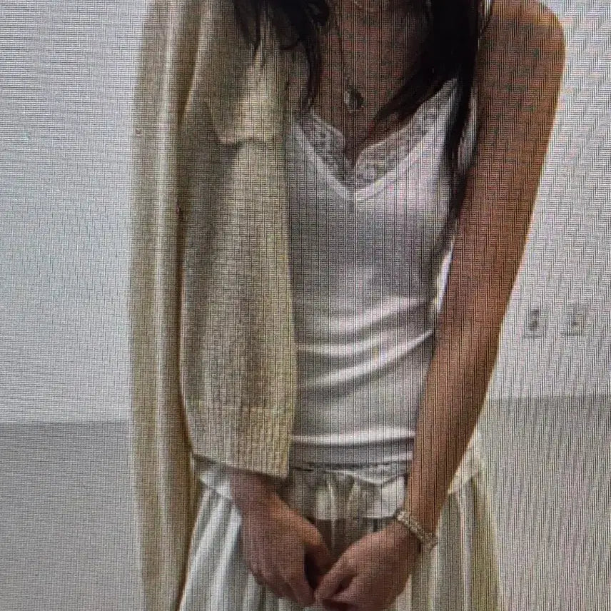 [BUNJANG] Lace Trim Sleeveless Tank Top - 3 Colors / (해외배송)레이스 끈 나시 탑 3컬러
