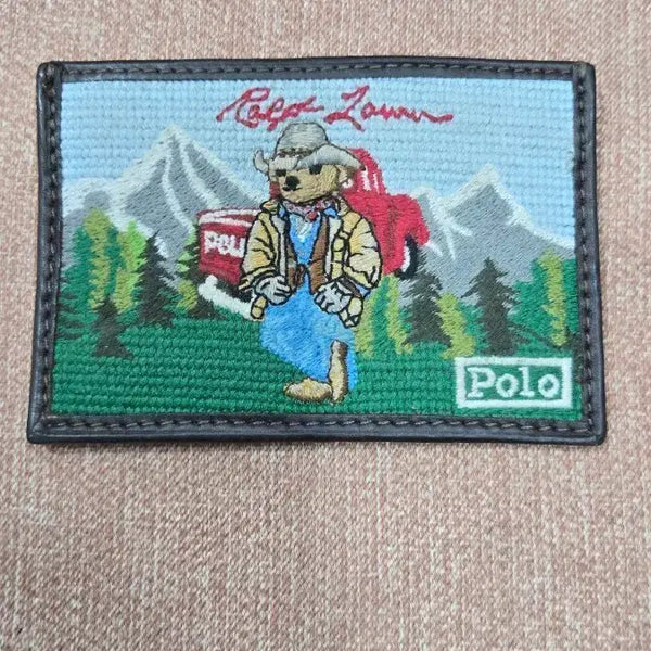 [BUNJANG] Polo Ralph Lauren Polo Bear Embroidered Card Wallet (Rare Design) / [정품] 폴로 랄프로렌 폴로베어 자수 카드지갑 (희귀 디자인)