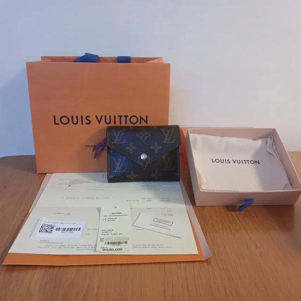 [BUNJANG] Louis Vuitton Monogram Victorine Wallet Fuchsia / [S급/정품]루이비통 모노그램 반지갑 푸시아