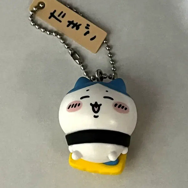 [BUNJANG] Monjakki Hachiware Sushi Series Figure Keyring / 먼작귀) 하치와레 초밥 시리즈 피규어 키링