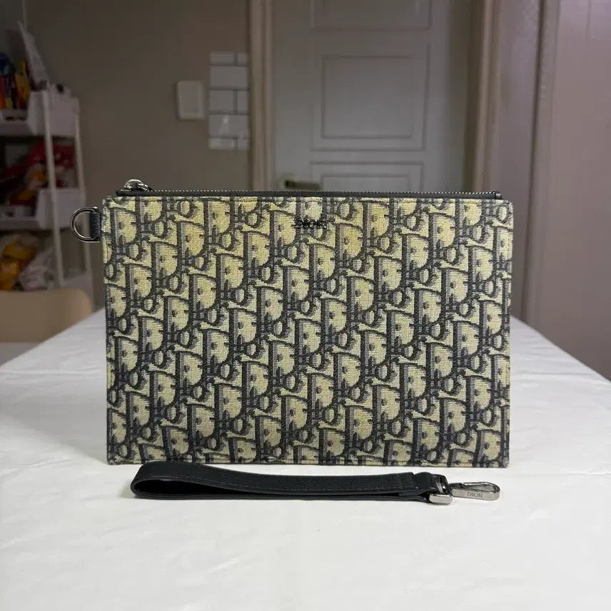 [BUNJANG] Dior 22SS Oblique Jacquard A5 Pouch Clutch / [22SS]디올 오블리크 자카드 A5 파우치 클러치