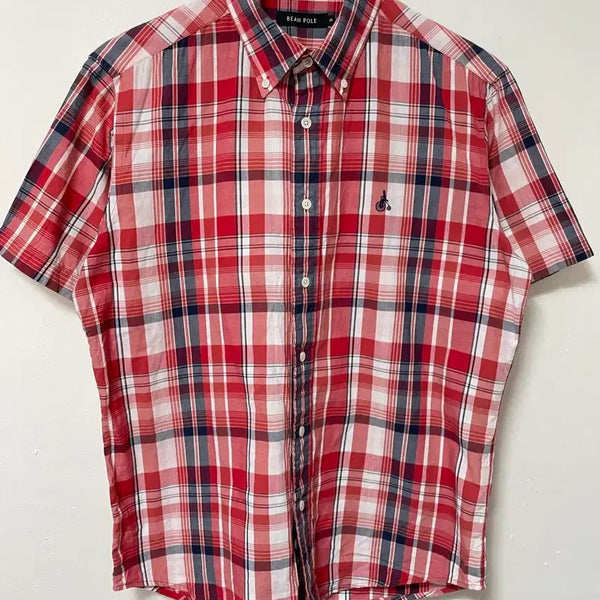 [BUNJANG] Beanpole Men's Short Sleeve Shirt / 95-100 빈폴 반팔 셔츠 남방 정품