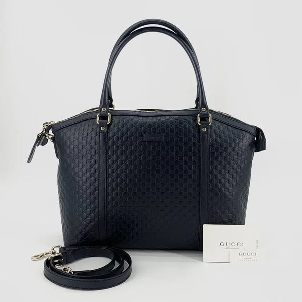 [BUNJANG] Gucci Micro Guccissima 2-Way Tote Bag Shoulder Bag / [당일출고] 구찌 마이크로시마 2way 토트백 겸 숄더백 449657