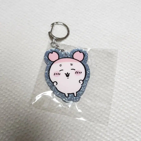 [BUNJANG] Cheekawa Friends Kani Acrylic Keyring Holder / 먼작귀 치이카와 프렌즈 카니 아크릴 키링 키홀더