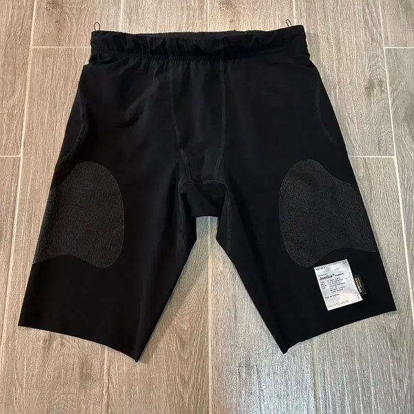 [BUNJANG] Satisfy Justice Cordura 9-Inch Half Tights Black L / 새티스파이 저스티스 코듀라 9인치 하프 타이츠 블랙 L 새상품