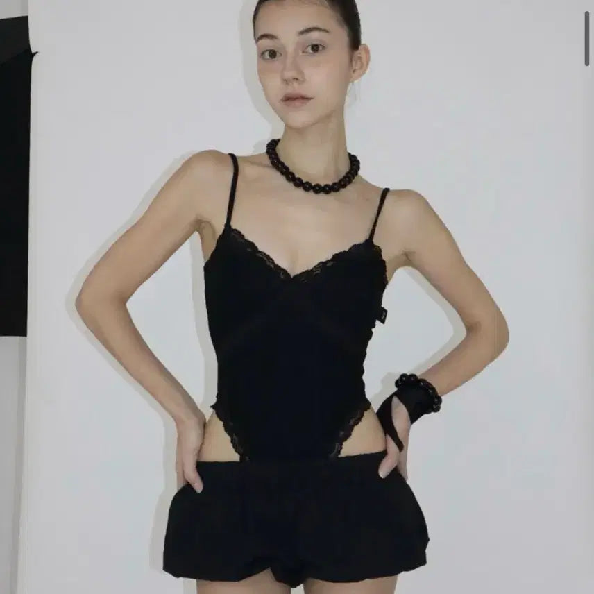 [BUNJANG] Bien From LOMANTIC LACE BODY SUIT / [새상품] 비엔프롬 LOMANTIC LACE BODY SUIT 나시 바디수트