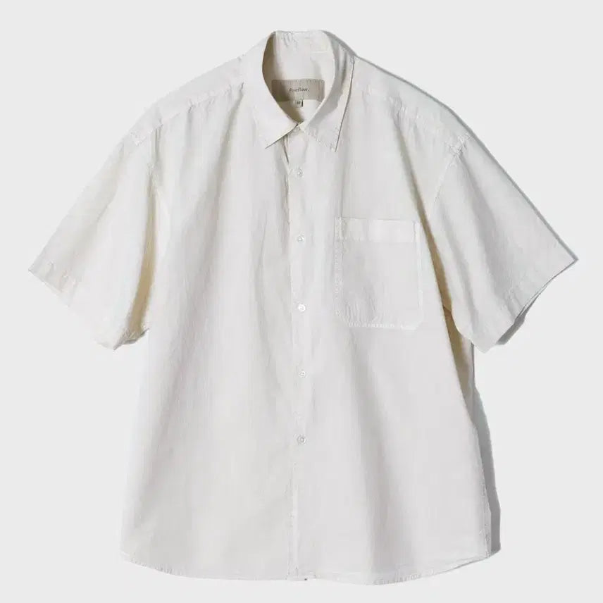 [BUNJANG] 1st Floor Dyed Summer Shirt Butter / 퍼스트플로어 다이드 썸머셔츠 버터 44