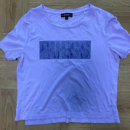[BUNJANG] Guess Short Sleeve T-Shirt Lavender / 게스 guess 반팔 티셔츠