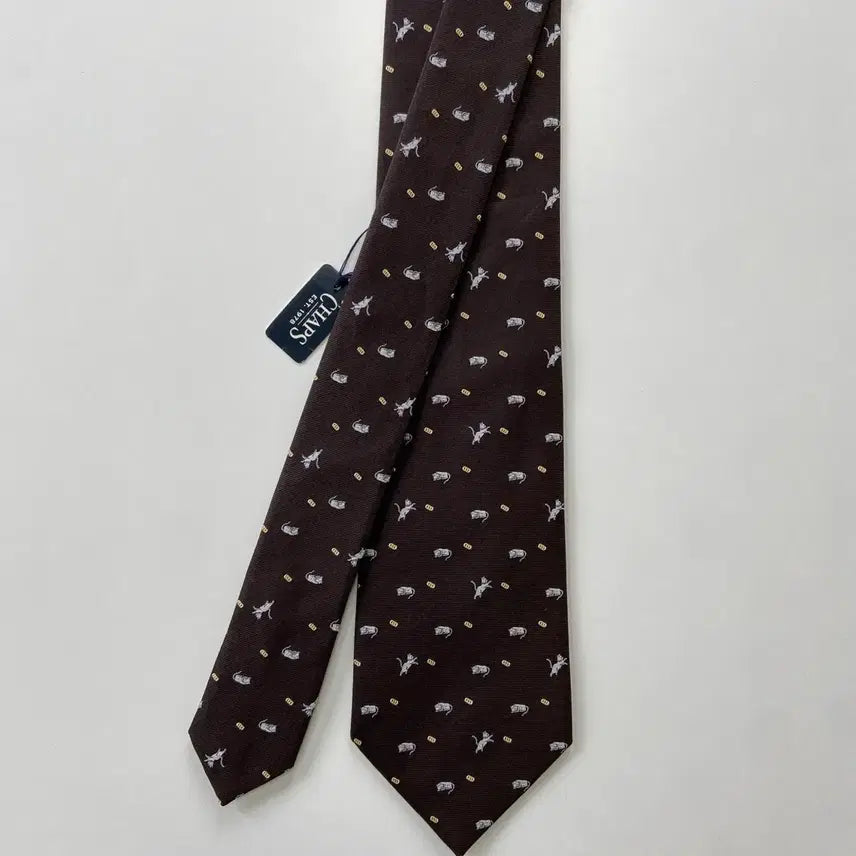 [BUNJANG] CHAPS 100% Silk 8.4cm Necktie / 택달린 미사용품 챕스 (CHAPS) 명품 정품 넥타이 8.4cm