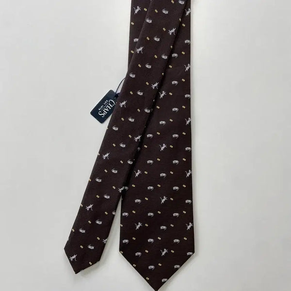 [BUNJANG] CHAPS 100% Silk 8.4cm Necktie / 택달린 미사용품 챕스 (CHAPS) 명품 정품 넥타이 8.4cm