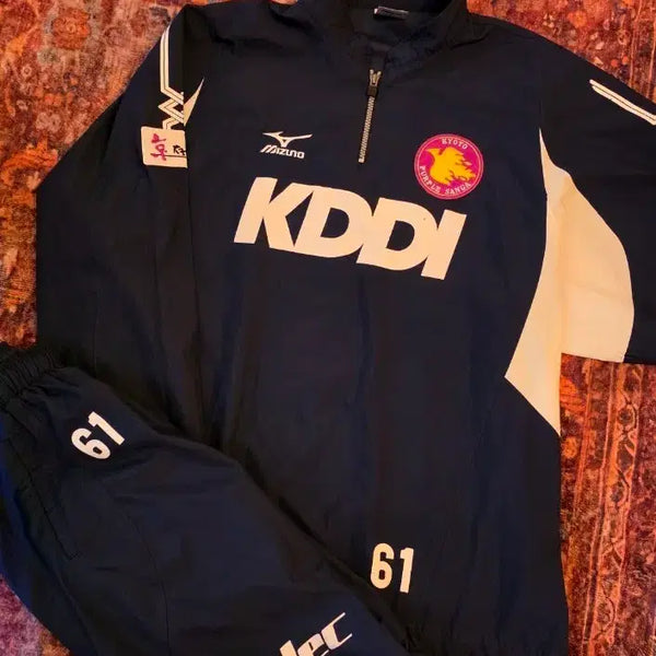 [BUNJANG] Mizuno Kyoto Purple Sanga Vintage Tracksuit Set / J리그 교토퍼플상가 빈티지 셋업