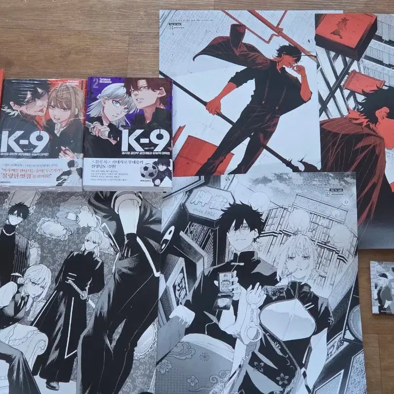 [BUNJANG] K-9 Public Security Department Special Edition Vol. 1 + Vol. 1-2 First Press Bundle / K-9 경시청 공안부 공안제9과 이능력 대책반 특별판 1권+1-2권 초판+포스터+아크릴스탠드+마그넷