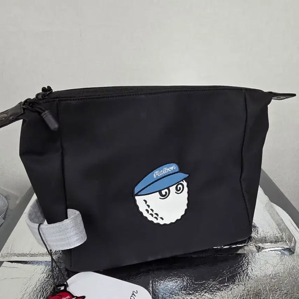 [BUNJANG] Malbon Golf Cart Bag Black Nylon / 말본 골프 카트백(특가상품)