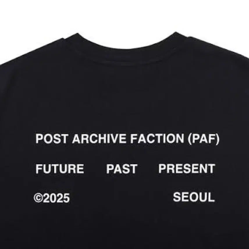 [BUNJANG] Post Archive Faction (PAF) Black T-Shirt XL / 포스트 아카이브 팩션 (PAF) 반팔티 블랙 XL