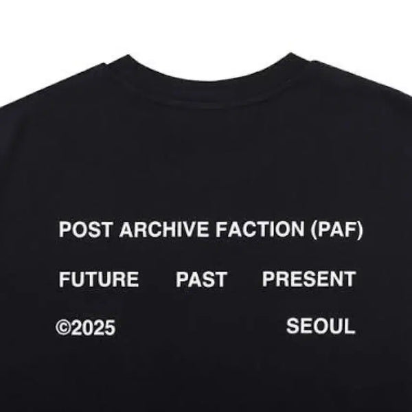 [BUNJANG] Post Archive Faction (PAF) Black T-Shirt XL / 포스트 아카이브 팩션 (PAF) 반팔티 블랙 XL