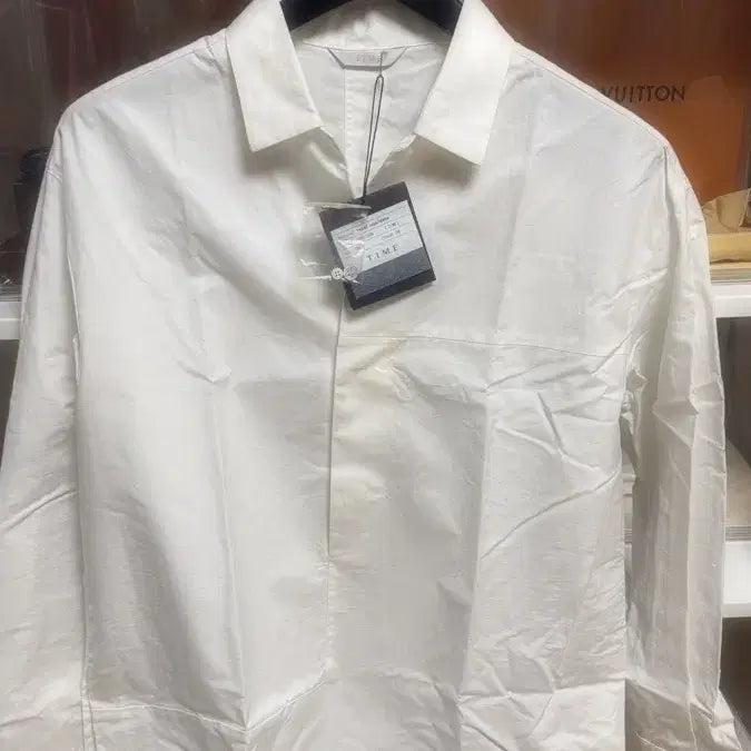 [BUNJANG] TIME HOMME White Shirt 100 / (새상품) 타임 옴므 셔츠 화이트 100