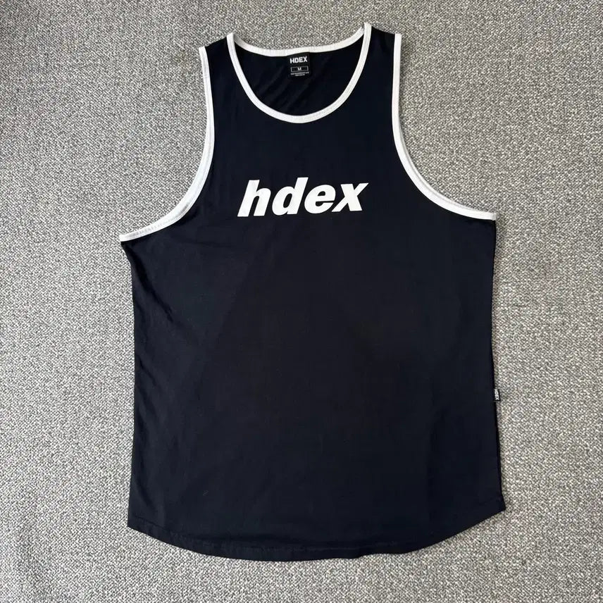 [BUNJANG] HDEX Classic Color-Block Sleeveless Top / HDEX 클래식 로고 배색 나시