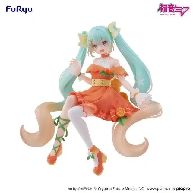 [BUNJANG] Furyu Hatsune Miku Noodles Stopper Citrus A Prize Figure (Sealed) / 후류 쿠지 하츠네 미쿠 누들스토퍼 시트러스 A상 미개봉