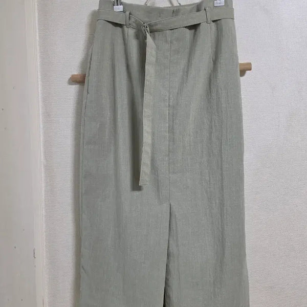 [BUNJANG] Frontrow Belted Long Skirt (M) / 프론트로우 벨티드 롱 스커트 m