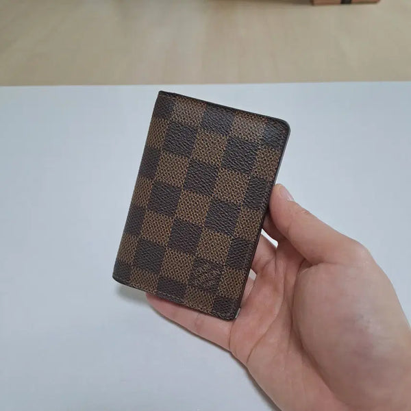 [BUNJANG] Louis Vuitton Damier Organizer Wallet Eben / [100%/정품] 루이비통 다미에 오거나이저 지갑 에벤