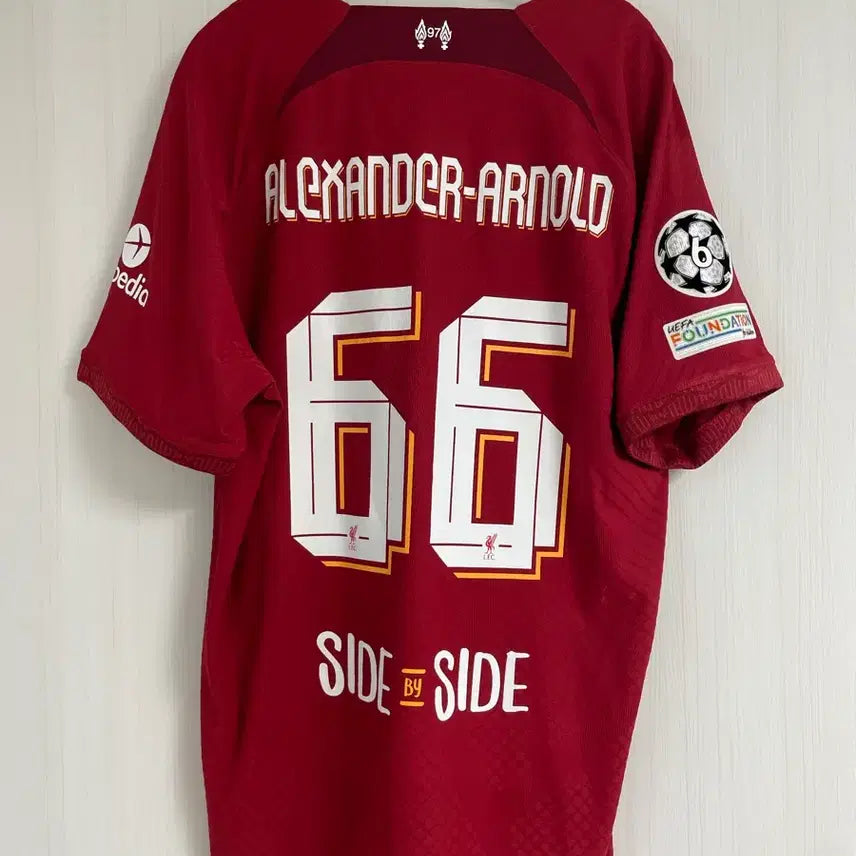 [BUNJANG] Liverpool 22-23 Home Authentic Short Sleeve Jersey #66 Alexander-Arnold / 22-23 리버풀 홈 반팔 adv 어센틱 No.66 ALEXSANDER-ARNOLD