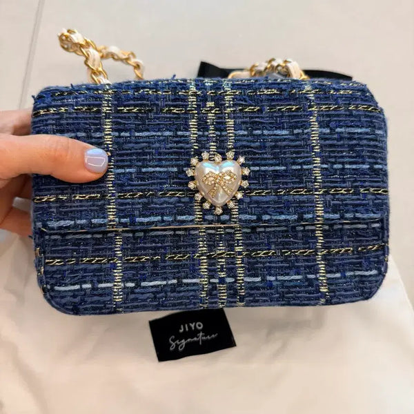 [BUNJANG] JIYO Marmoris Tweed Chain Bag / 지요 라다 JIYO Marmoris 트위드 체인백 새상품