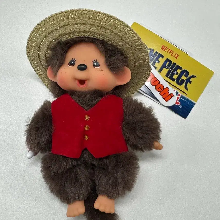 [BUNJANG] Monchhichi Luffy Collaboration Keyring / 몬치치 루피 콜라보 키링
