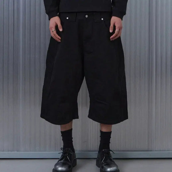 [BUNJANG] 9999 Archive Technical Curved Pants / [3]9999아카이브 테크니컬 커브드 팬츠