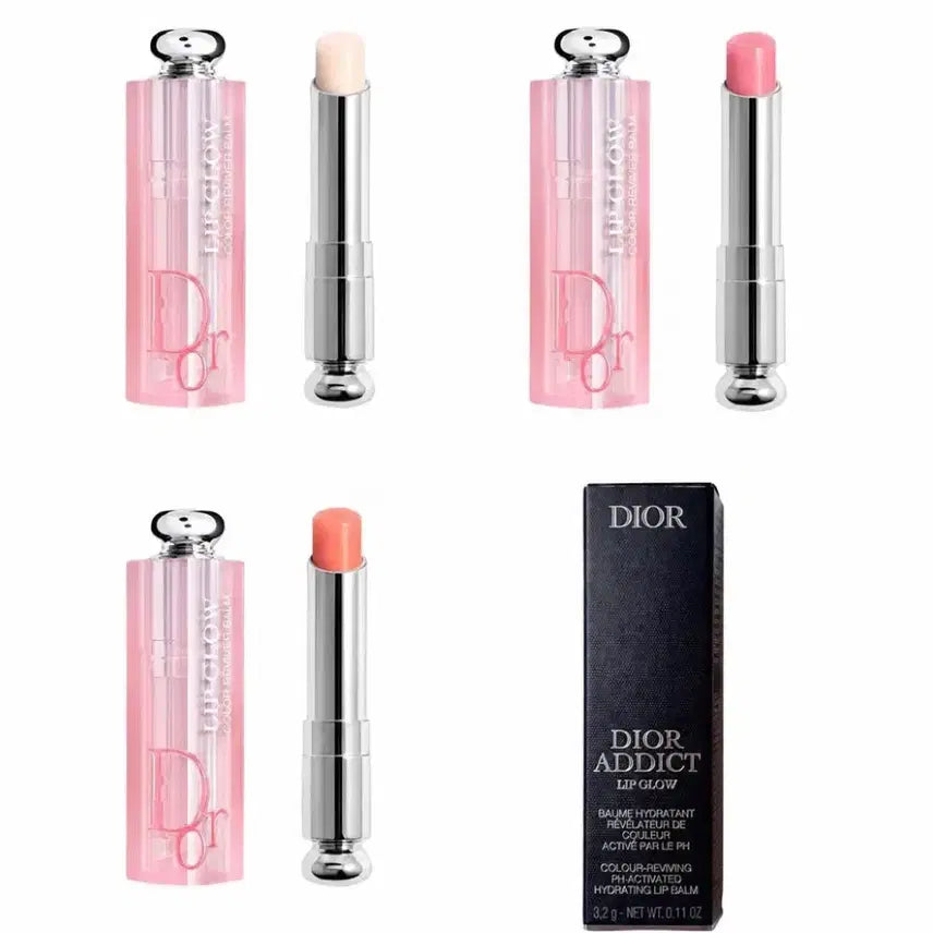 [BUNJANG] Dior Lip Glow Set (000, 001, 004) / 디올립글로우 000 001 004