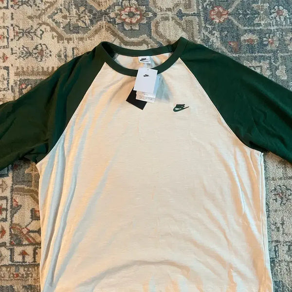 [BUNJANG] Nike NSW Club 3/4 Sleeve Raglan Top (New, XXL) / 나이키 NSW 클럽 3/4 슬리브 래글런 탑 (새제품. XXL)