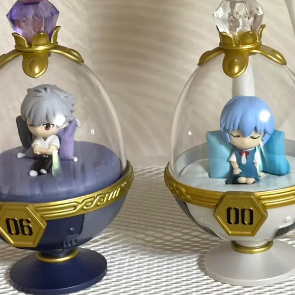 [BUNJANG] Evangelion Kaworu & Rei Dreaming Poof Figure Bundle Set / 일괄) 에반게리온 카오루 레이 드리밍 팟 피규어