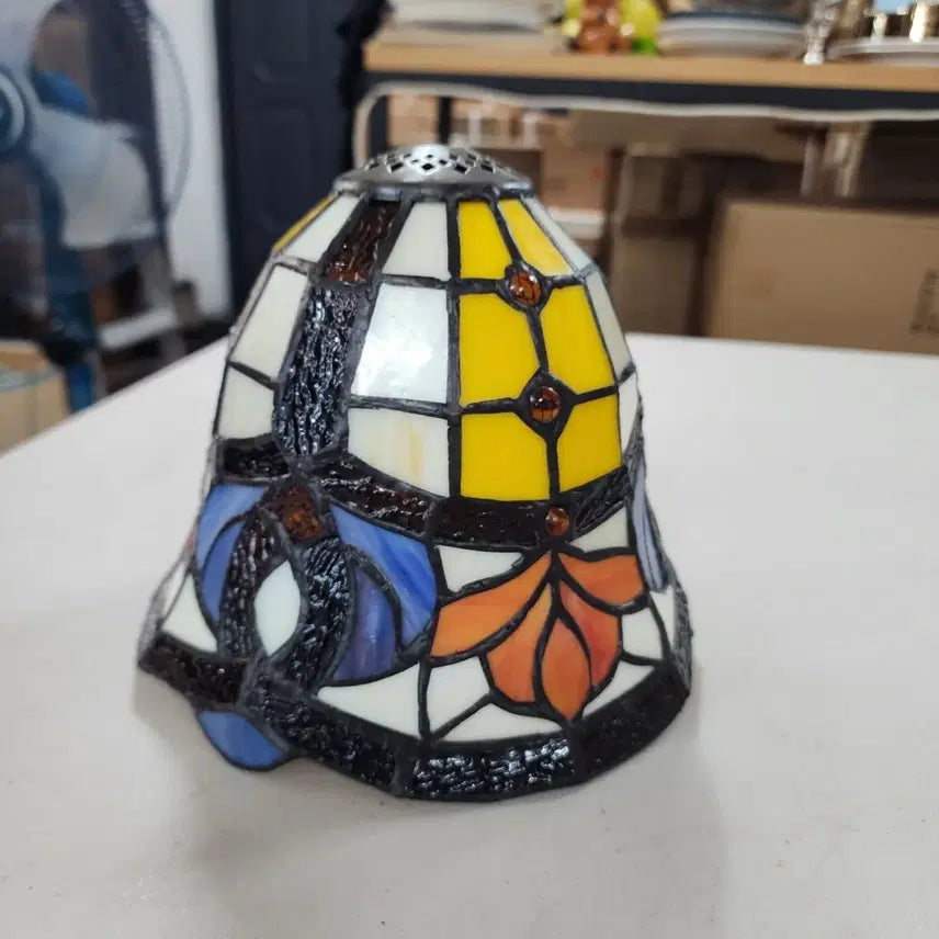 [BUNJANG] Stained Glass Lamp Diameter 19.5cm / 스테인드글라스 등 지름19.5cm