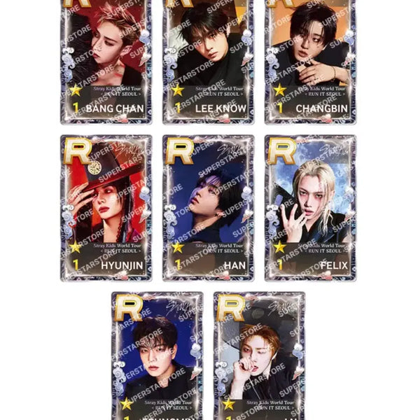[BUNJANG] Stray Kids Superstar JYP Full Set 8 Types Photocard Bundle / 슈스제 스트레이키즈 스키즈 콘서트 포카세트 8종 풀셋 일괄 판매