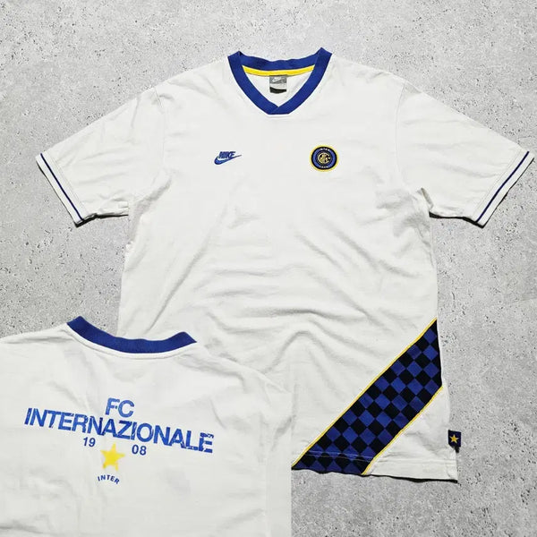 [BUNJANG] Nike Inter Milan 07-08 Snake Skin Short Sleeve T-Shirt / 나이키 인터 밀란 07-08 뱀피 면 반팔 티