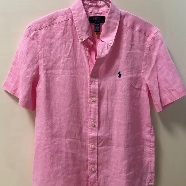 [BUNJANG] Polo Boys Linen Short Sleeve Shirt / [정품]폴로 보이즈 반팔린넨셔츠