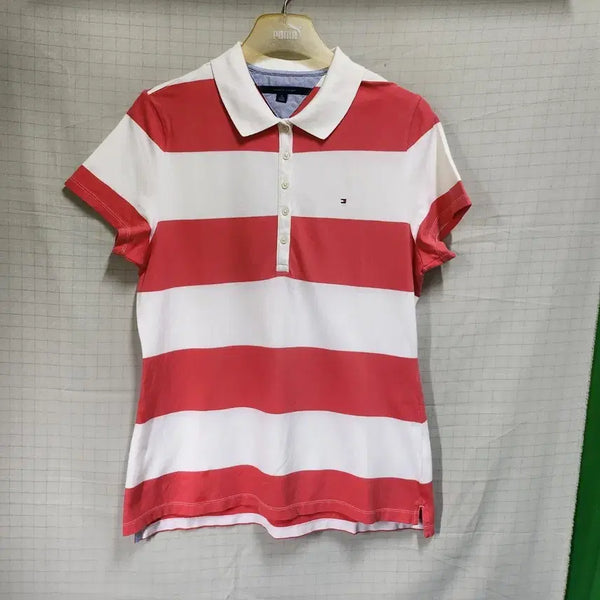 [BUNJANG] Tommy Hilfiger Striped Polo T-Shirt XL / 타미힐피거 카라티셔츠 (XL)