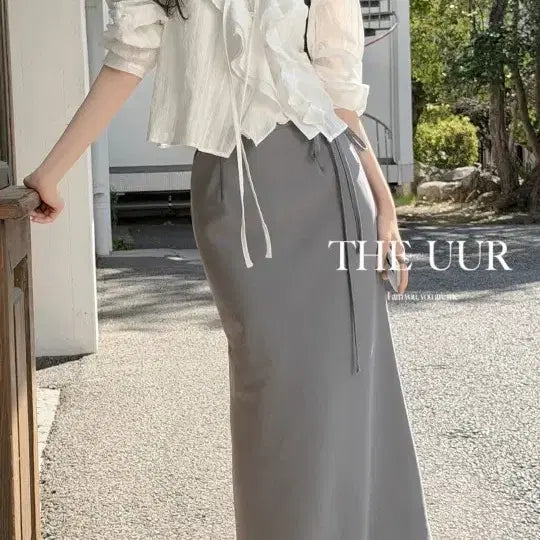 [BUNJANG] uur Blouse and Skirt Set / [일괄구매시 13만원]유유알 uur블라우스+스커트 세트