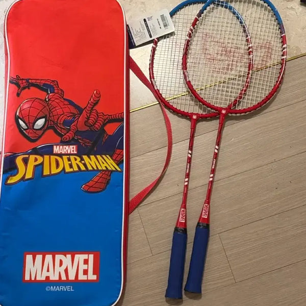 [BUNJANG] Marvel Spider-Man Badminton Racket Set for Children / 마블 스파이더맨 배드민턴 어린이 라켓 채