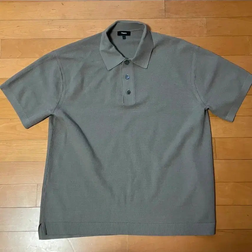 [BUNJANG] Theory L-Sized Short-Sleeve Knit Polo / 띠어리 L반팔