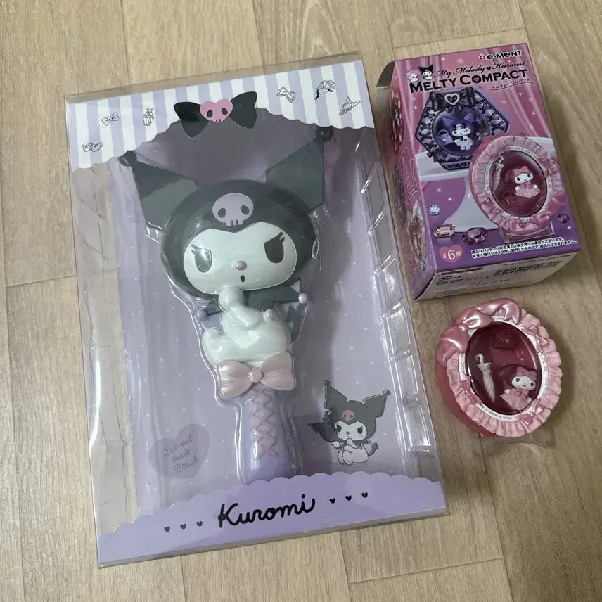 [BUNJANG] Sanrio Kuromi Authentic Balletcore Hair Brush (Sealed) / 산리오 쿠로미 정품 발레코어 헤어빗 브러쉬 미개봉 새상품