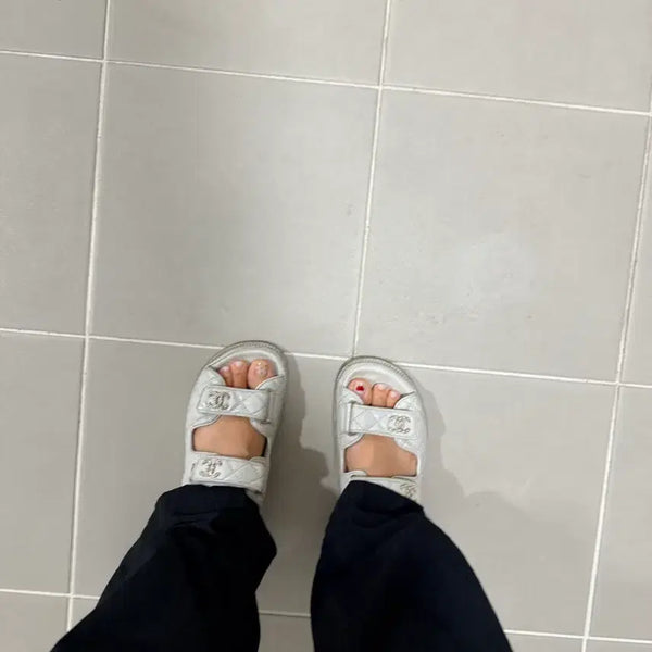 [BUNJANG] Chanel Velcro Sandals / 샤넬벨크로샌들