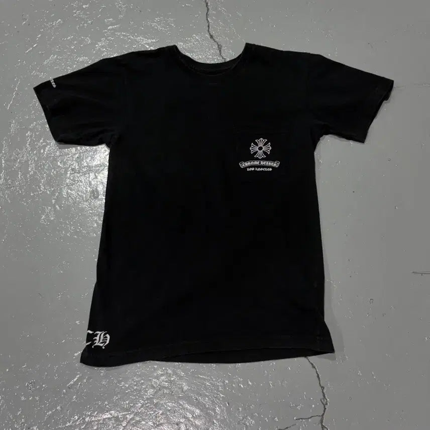 [BUNJANG] Chrome Hearts Los Angeles Pocket Black T-Shirt / 크롬하츠(ChromeHearts) 로스엔젤레스 포켓 블랙 티셔츠